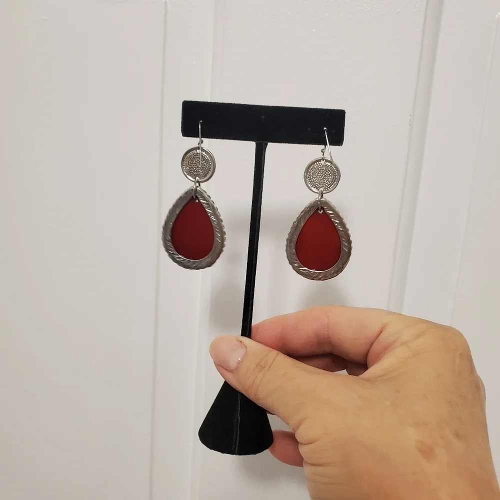 Mixit red silvertone